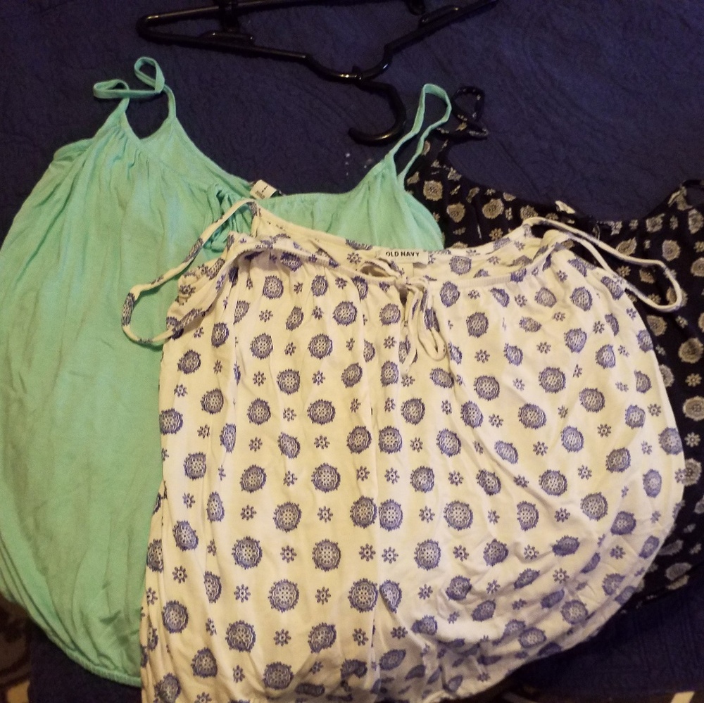 3 Old Navy Tanks
